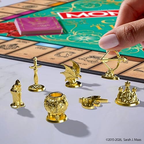 Monopoly: A Court of Thorns and Roses Special Edition Board Game for Adults | Officially Licensed | Ages 17+ | 2-6 Players (Amazon Exclusive) thumbnail 5