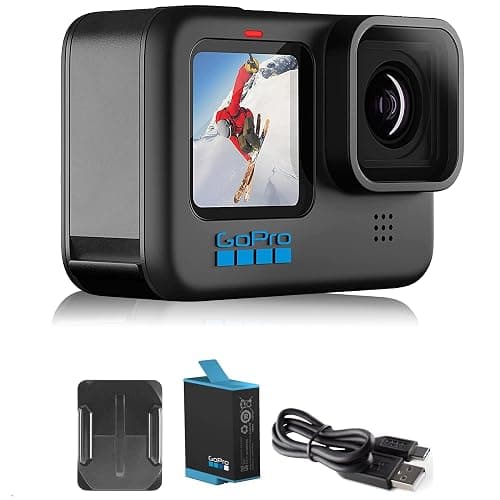 GoPro HERO10 Black- E-Commerce Packaging - Waterproof Action Camera with Front LCD & Touch Rear Screens, 5.3K60 Ultra HD Video - Image 1