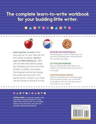 My First Learn-to-Write Workbook: Practice for Kids with Pen Control, Line Tracing, Letters, and More! thumbnail 2