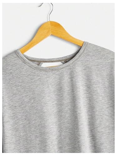 SOLY HUX Women Open Back Tops Workout Backless Tee Casual Athletic Shirts Short Sleeve Oversized Gym T Shirt thumbnail 3
