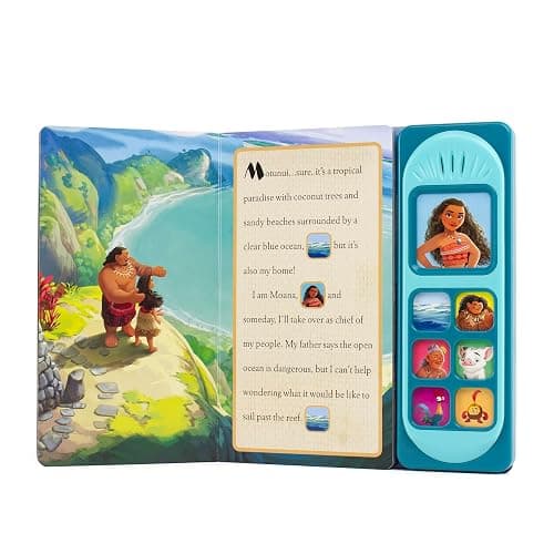Disney Moana - I Am Moana Little Sound Book - PI Kids (Disney Moana: Play-A-Sound) (Play-A-Song) thumbnail 5