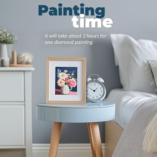 LuwoArte 6 Pack Diamond Painting Kits for Adults – Flower-Themed Diamond Art Kits – Full Drill DIY Paint Gem Art for Adults – Brilliant 5D Diamond Painting Kit – Relaxing Craft for Home Wall Décor thumbnail 6