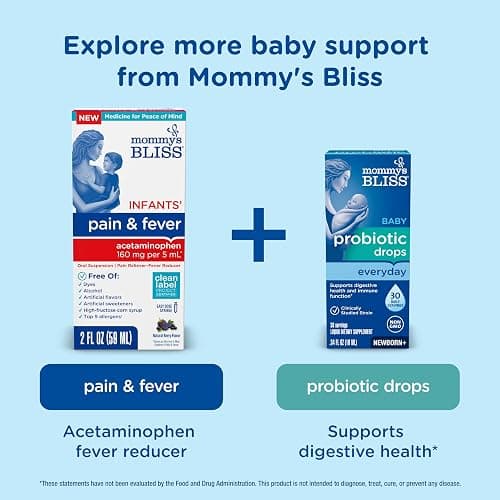 Mommy's Bliss 4-Piece Newborn and Baby Essentials Kit - With Gripe Water, Gas Relief Drops, Vitamin D 400IU, and Saline Drops/Spray - The Perfect Baby Gift. thumbnail 7