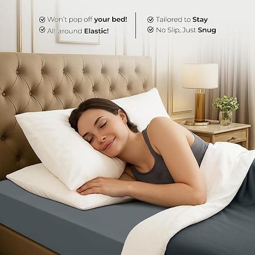 Utopia Bedding Twin Fitted Sheet - Bottom Sheet - Deep Pocket - Soft Microfiber - Shrinkage and Fade Resistant - Easy Care -1 Fitted Sheet Only (Grey) thumbnail 7
