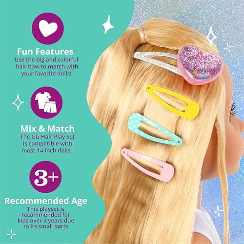 Glitter Girls – 14-Inch Doll Accessories – Hair Play Set – Hair Styling Accessories – 3+ Years thumbnail 7