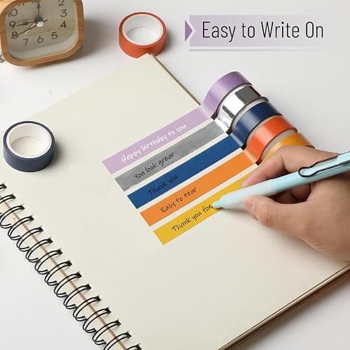 Mr. Pen- Washi Tape Set, 10 Rolls, 5 Yards/Roll, Washi Tape for Scrapbook | Arts, Crafts, Journals and Planners, Autumnal Reverie thumbnail 3