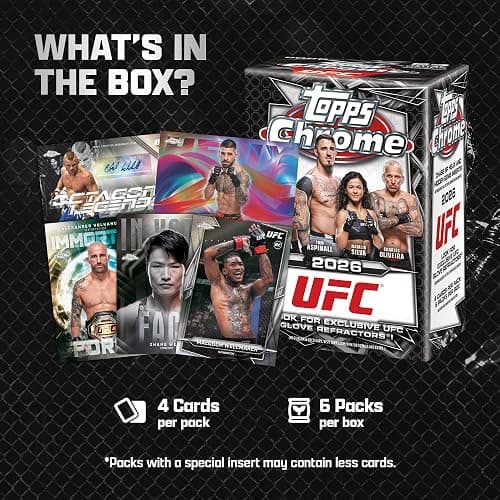 2026 Topps Chrome UFC - Factory Sealed - Value Box thumbnail 9