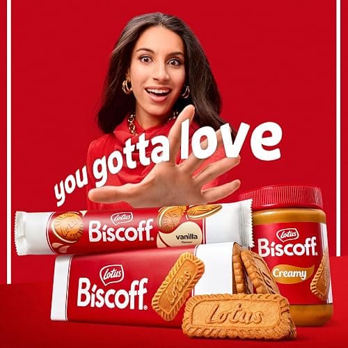 Lotus Biscoff Caramelised Biscuits, 300 Individually Wrapped Packs, Vegan | Caramelised biscuits with ingredients from natural origin, no added colors - 1,875kg - Perfect for offices, cafés & events thumbnail 4
