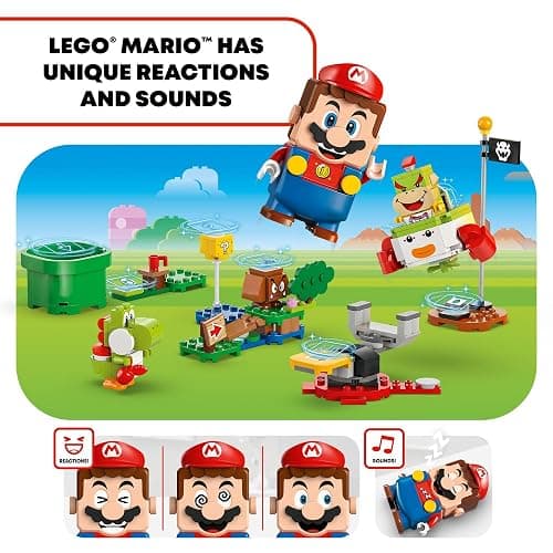 LEGO Super Mario Adventures with Interactive Mario, Bowser Jr.’s Clown Car Playset Vehicle, Yoshi Toy, Mario Playset, Nintendo Toy Gift for Boys, Girls and Gamers Ages 6 and Up, 71439 thumbnail 3