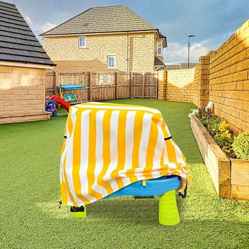Aacabo Kids Water Table Cover Fit Rain Showers Splash Pond Water Table,Waterproof Dust Proof Anti-UV Outdoor Toys Cover-Cover only thumbnail 2