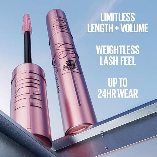 Maybelline Lash Sensational Sky High Mascara Makeup, Volumizing, Lengthening, Defining, Curling, Multiplying, Buildable, Washable Formula, Burgundy Haze, 1 Count thumbnail 3