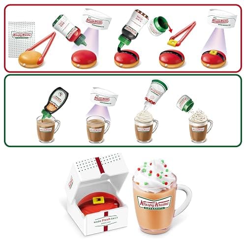 Mini Brands Create Krispy Kreme Holiday Series 1 Capsule by ZURU, Licensed Mini Collectibles, Mystery Blind Packaging, Crafts, Resin Play, Replica Food, NOT Edible, 14+ thumbnail 4