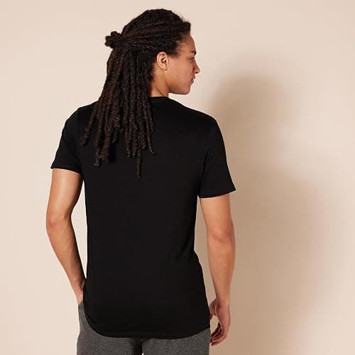 Amazon Essentials Men's Cotton Crew Neck Undershirts, Versatile Soft Basics, Pack of 6 thumbnail 4