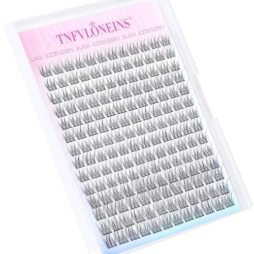 Natural Lash Clusters Wispy Eyelash Extension 168Pcs Cluster Lashes Extensions Natural Individual Lashes 9-12mm Eyelash Clusters DIY Korean False Eyelashes by TNFVLONEINS thumbnail 7