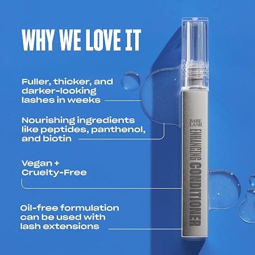Babe Original Babe Lash Enhancing Conditioner - Conditioning Serum for Eyelashes, with Peptides and Biotin, Promotes Fuller & Thicker Looking Lashes, Companion to Essential Lash Serum thumbnail 3