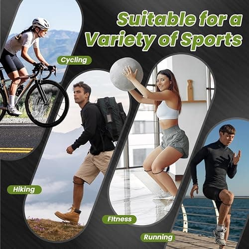 Aolabela 2PCS Patellar Tendon Knee Strap Knee Band for Knee Pain Relief Patella Band for Basketball Running Sports Breathable Patellar Tendon Support Strap thumbnail 7