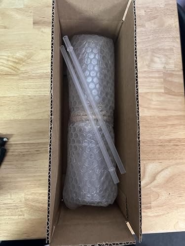 16 oz Clear Plastic Tumbler with Bamboo Lid and Frosted Straw - 2 pack thumbnail 4