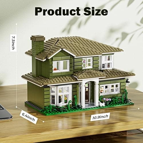 Modern House Building Set, Warm Family Comedy TV Sitcoms The Dunphy's House Building Set Compatible with Lego Gifts for Fans and Adults and Girls Aged 14+ (1176 PCS) thumbnail 3