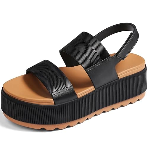 Lovee Cosee Platform Water Sandals for Women Chunky Wedge Lug Sole Comfortable Waterproof Summmer Walking Beach Shoes - Image 1