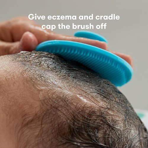 Frida Baby DermaFrida the SkinSoother Baby Bath Brush: Cradle Cap Brush for Babies, Baby Essential for Dry Skin, Cradle Cap Treatment and Eczema thumbnail 3