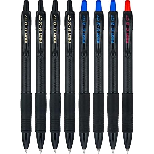 PILOT G2 Edge Assorted Premium Gel Roller Pens, 0.7 mm Fine Point Pens, Sensory Writing Experience, 8ct Box - Ideal for School, Journaling & Office Writing thumbnail 3