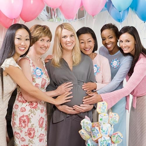 Keeper Of The Gender for Gender Reveal Party Favors Boy or Girl Button Pins | Boy or Girl Gender Reveal Party Button Pins for Baby Shower Celebration Parties thumbnail 7
