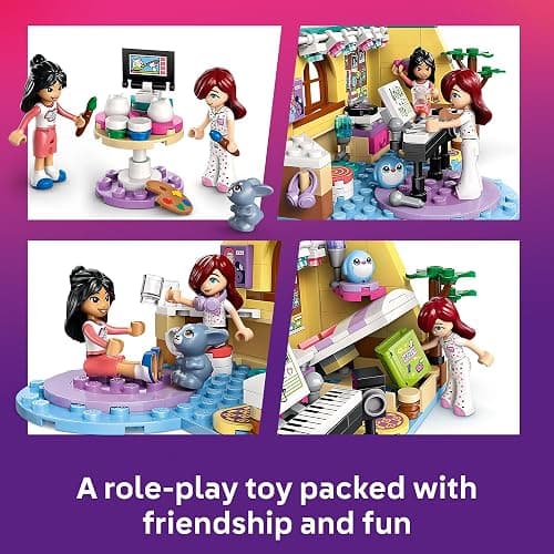 LEGO Friends Paisley's Room Building Toy - Pretend Play Set for Kids, Girls and Boys, Ages 6+ - with 2 Minidolls, Pet Bunny Figure, and Plushie-Style Piece - Gift Idea for Birthdays - 42647 thumbnail 5