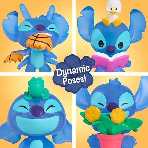 Disney Stitch That’s So Stitch Collector Figure Pack, 6 Exclusive 2-inch Collectible Figurines, Toy for Fans, Boys, Girls, Kids Ages 3 and Up by Just Play thumbnail 3