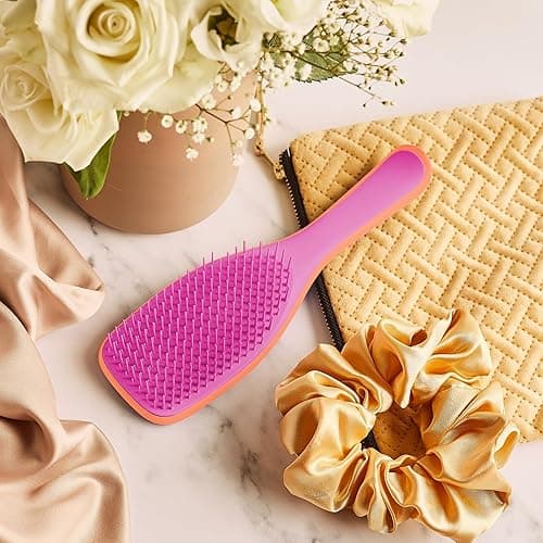 Tangle Teezer Fine & Fragile Ultimate Detangler Brush, Dry & Wet Hair Brush to Detangle & Reduce Breakage, Apricot/Purple thumbnail 6
