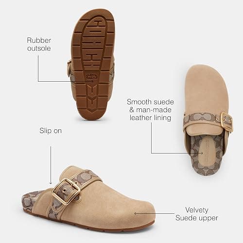 Coach Womens Archival Buckle Clog thumbnail 3
