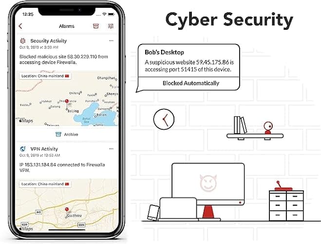 Firewalla: Cyber Security Firewall for Home & Business, Protect Network from Malware and Hacking | Smart Parental Control | Block Ads | VPN Server and Client | No Monthly Fee (Purple SE) thumbnail 6