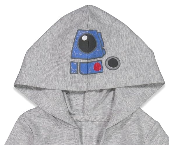 STAR WARS Baby 3 Pack Hooded Cosplay Bodysuits Newborn to Infant Sizes (Newborn - 24 Months) thumbnail 9
