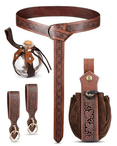 Sweetude 6 Pcs Renaissance Belt Accessories - Image 1