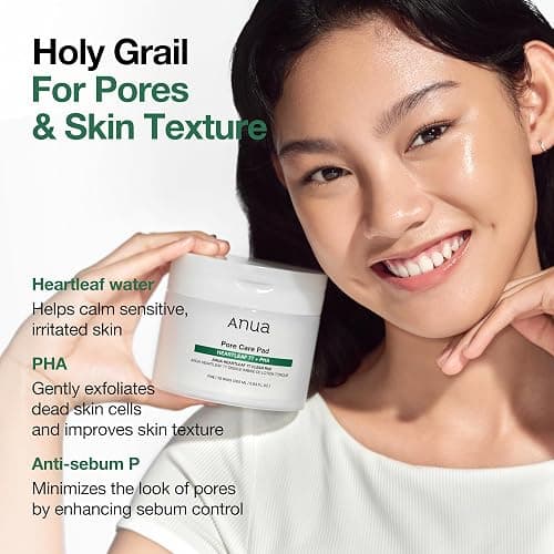 ANUA Heartleaf 77 Toner Pad 70 Sheets, PHA Dead Skin Care Low pH with Korean toner pads, Daily exfoliating, Quick & Easy Facial Mask With Hearleaf, Korean Skin Care thumbnail 4