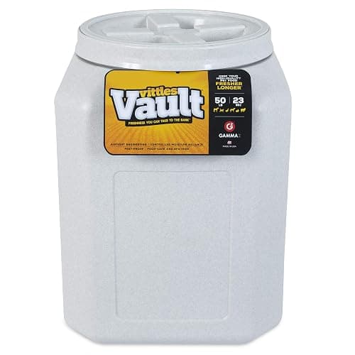 Gamma2 Vittles Vault Pet Food Storage Containers - Sealed Dog and Cat Food Storage Container, Fits up to 50lbs, Made in the USA - [14" L x 20" H] - Image 1