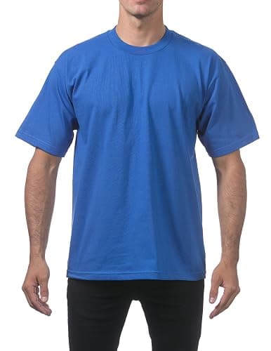 Pro Club Men's Heavyweight Cotton Short Sleeve Crew Neck T-Shirt - Image 1