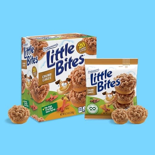(3 pack) Entenmann's Little Bites Crumb Cake Cinnamon and Brown Sugar Soft Mini Muffins, 15 individual packs (1.75 oz each), 26.25 oz Box thumbnail 3