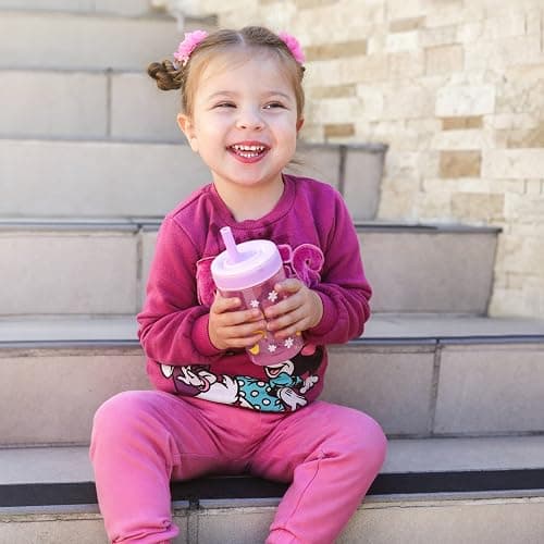 Zak Designs Kelso Toddler Cups For Travel or At Home, 15oz 2-Pack Durable Plastic Sippy Cups With Leak-Proof Design is Perfect For Kids (Sweet Berry, Lemon Zest) thumbnail 4