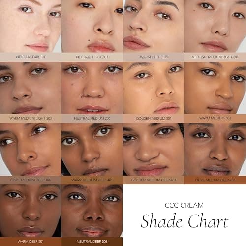 CLE Cosmetics CCC Cream (Warm Light 106 / SPF 50) - Color Correcting With Sunscreen - Lightweight, Hydrating Foundation - BB & CC Hybrid - Light to Medium Coverage - 1 fl oz thumbnail 3