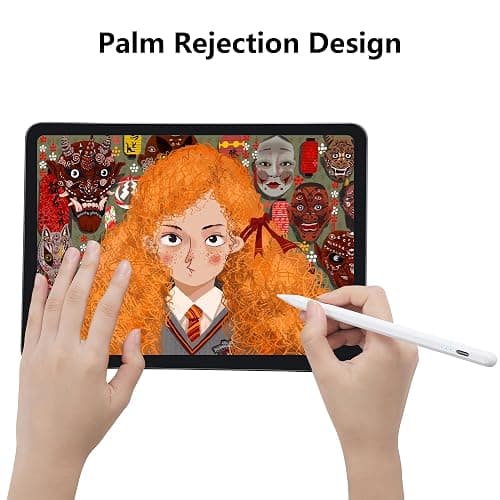 Stylus Pen for iPad A16 11th 10th 9th 8th 7th 6th Generation, iPad Pro 12.9 11 13 inch M4, iPad Air M3 M2 5th 4th 3rd Gen, iPad Mini A17 Pro 7 6 5, for Apple Pencil Pro 1st 2nd Gen Alternative (White) thumbnail 3