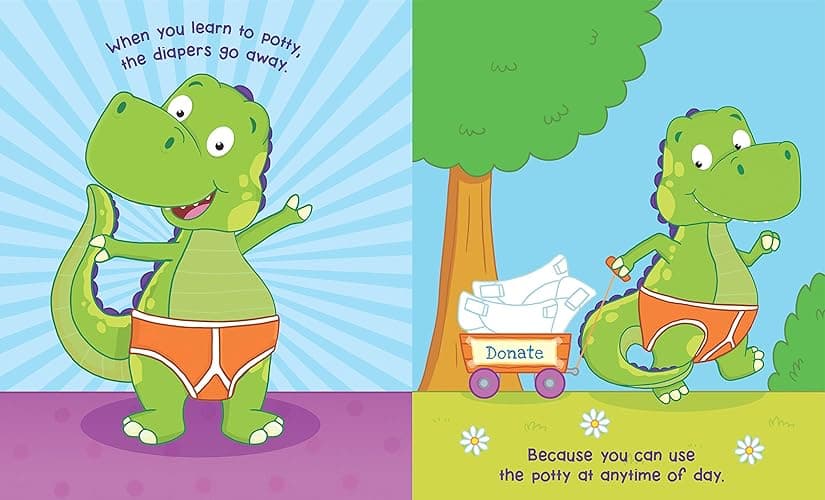Dino Potty: Fun & Encouraging Potty Training Book for Toddlers – Easy Rhymes & Colorful Pictures – Perfect for Ages 2+ – Start Potty Training Today thumbnail 8