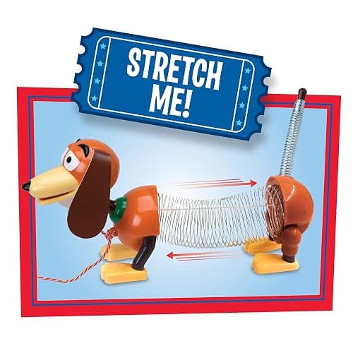 Disney and Pixar Toy Story Slinky Dog Pull Toy, Walking Spring Dog Toy with Leash, Classic Stretch Toy for Toddlers, Preschool Kids Toys Ages 18 Months and Up, Basket Stuffers by Just Play thumbnail 4