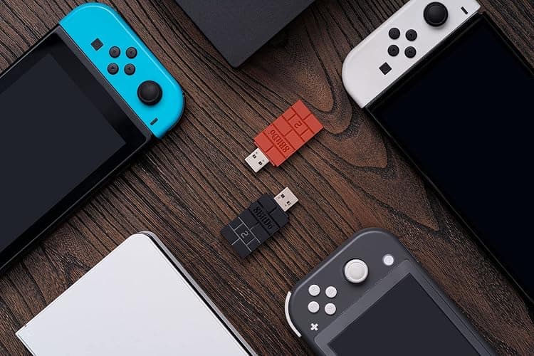 8BitDo Wireless USB Adapter 2 for Switch/Switch 2, Windows PC, Mac & Raspberry Pi, Compatible with Xbox Series X & S Controller, Xbox One Bluetooth Controller, Switch Pro and PS5 Controller (Black) thumbnail 5