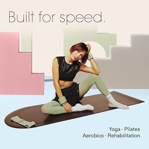 Bala Yoga Mat for Home Gym - Non Slip Exercise Mat for Home Workout, Stretching, Pilates, Aerobics & Floor & Fitness Work Out - Indoor Exercising Mat thumbnail 3