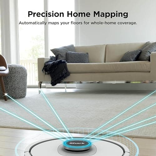 Shark AI Ultra Voice Control Robot Vacuum with Matrix Clean Navigation, Home Mapping, 60-Day Capacity, XL Self-Empty Base for Homes with Pets, Carpet & Hard Floors, Cool Grey thumbnail 5