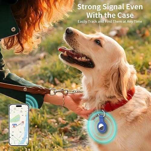Compatible with AirTag Holder Case Keychain 4 Pack,Silicone for Air Tags Key Chain Ring Case Cover for Air Tag Holder GPS Tracker Item Air Tags Finders Accessories Air Tagholder for Kids,Bags,Luggages thumbnail 6
