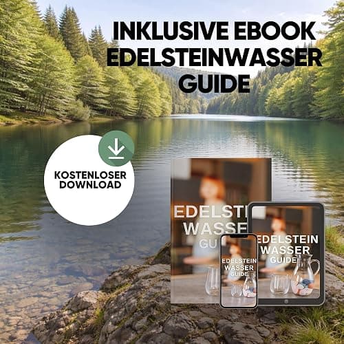 PURAJA Wasserstein Mischung Kraft & Mut | Premium Heilsteine Set aus echten Edelsteinen: Bergkristall, Orangencalcit, Aventurin | 100% natürliche Kristalle thumbnail 8