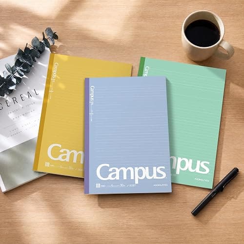 KOKUYO Campus Notebook, Dot B 6mm Ruled, Semi-B5, 30 Sheets, 35 Lines, Pack of 5, 5 Colors (NO-3CBTNX5) thumbnail 2