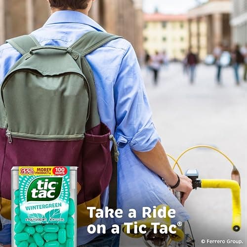 Tic Tac Wintergreen Breath Mints, Bulk 12 Pack, On-The-Go Refreshment, 1.7 oz Each thumbnail 5