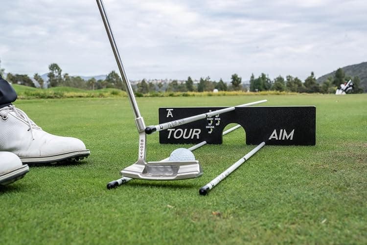 Tour Aim 2.0 Golf Training Aid – 11-in-1 Alignment Sticks & Swing Plane Golf Practice System – Lightweight Alternative to Heavy Brick-Like Golf Aids – Maximum Portability, Accuracy & Consistency thumbnail 8